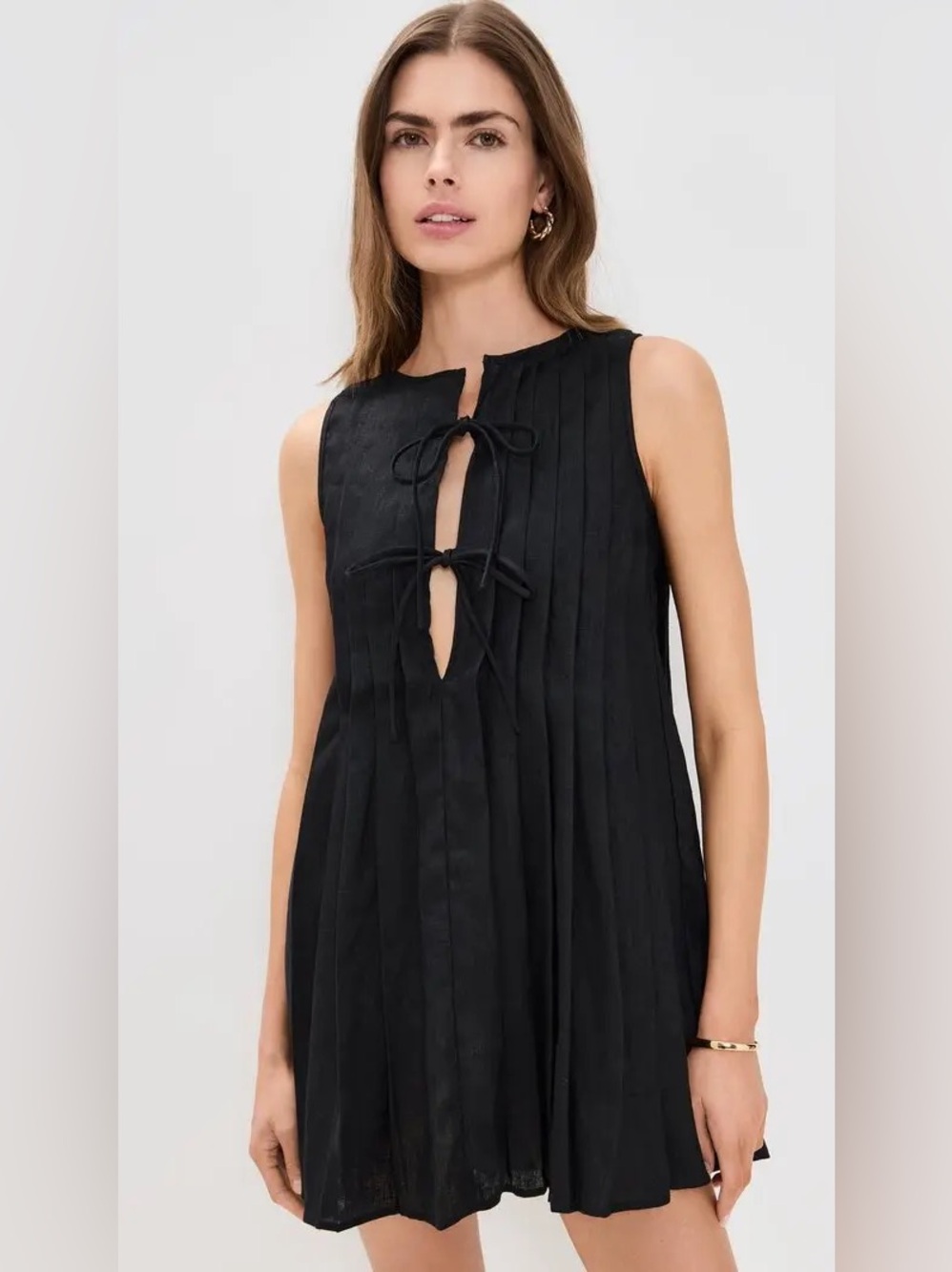 VRG GRL Valeria Linen Mini Dress